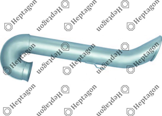 Exhaust Pipe Rear / 1000 750 004 / 1312753