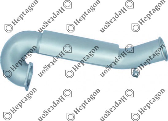 Exhaust Pipe Rear / 1000 750 012 / 556578,  556580,  61599031