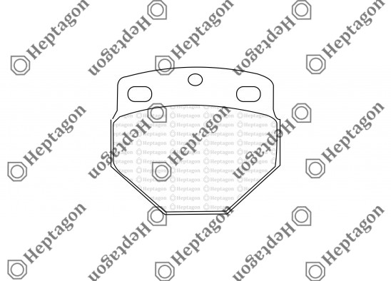 29747 DAF BRAKE PAD / 1001 391 004 / 29747