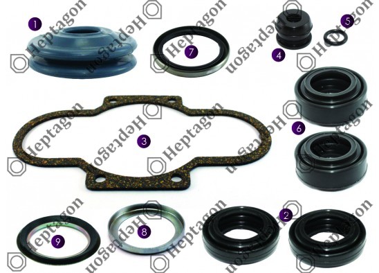 TAPPET BOOT & SEAL SET / 2004 140 131 / MERITOR : SJ4078,  VOLVO : 3098113