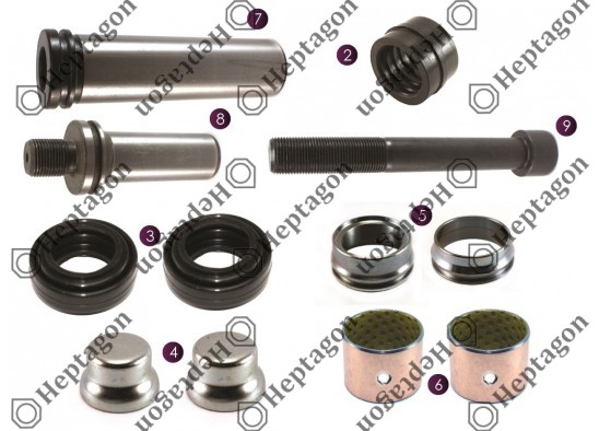 PIN REPAIR KIT / 2004 140 139 / MAN : 81.50802.6022,  81508026022,  MERITOR : MCK1103