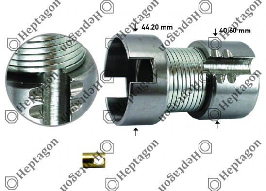 ADJUSTING MECHANISM GEAR RIGHT / 2004 140 360