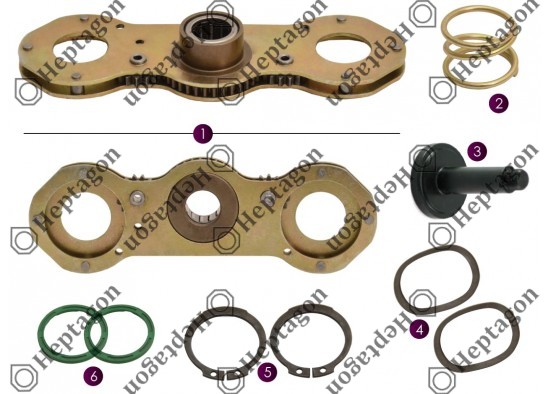 MECHANISM REPAIR KIT LEFT / 2004 140 430