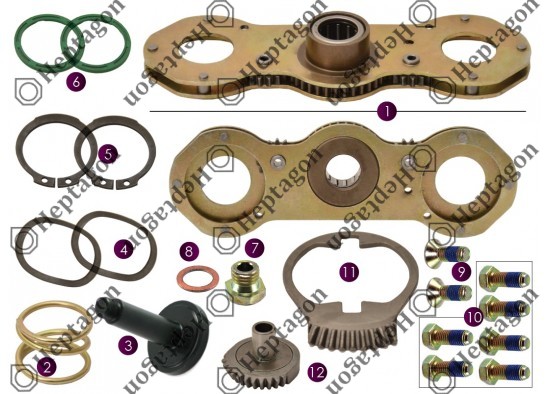 MECHANISM REPAIR KIT RIGHT / 2004 140 431