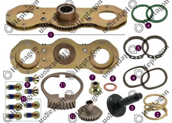 MECHANISM REPAIR KIT LEFT / 2004 140 432