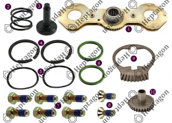 ADJUSTING MECHANISM REPAIR KIT LEFT / 2004 140 444