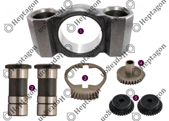 SHAFT HOUSING PISTON SET R / 2004 140 532