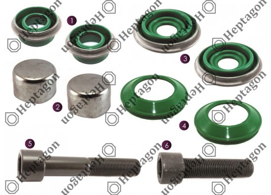 PIN REPAIR KIT / 2004 140 543 / MERITOR : MCK1192,  RENAULT : 5021170886,  SCANIA : 1034001,  VOLVO : 85102099