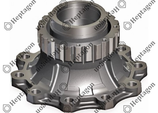 FH 12 WHEEL HUB / 8001 461 002 / 3988930
,  3989341
,  85107750
,  8511448