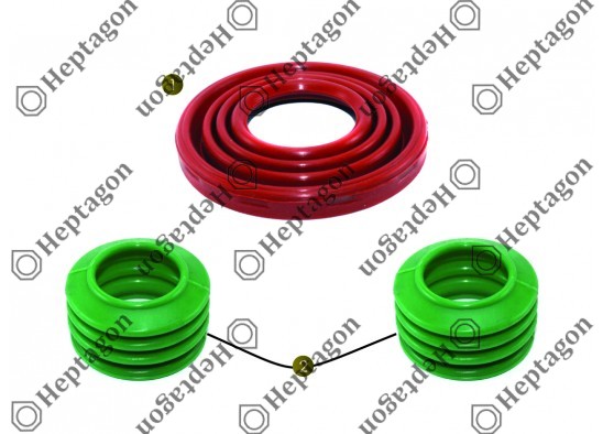 DUST RUBBER SET / 3004 131 153