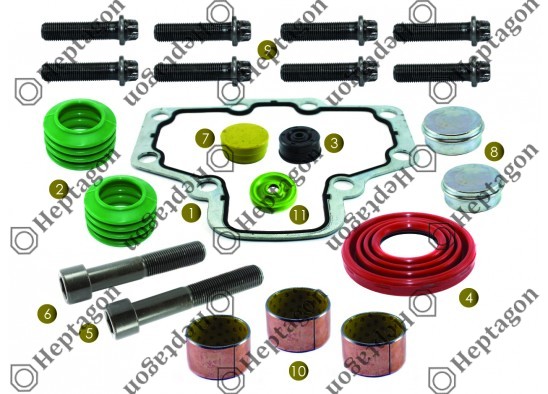 CALIPER BOOT & CAP SET / 3004 131 172 / WABCO 12999580,  MAN 81508226003,  DAF 1517407