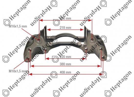  CALIPER CARRIER RIGHT / 3004 131 198