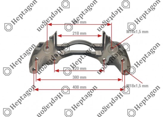 CALIPER CARRIER LEFT / 3004 131 201