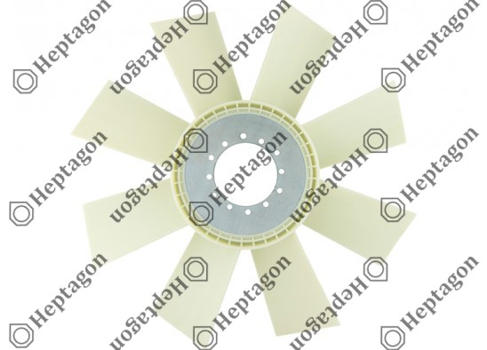 345 - 447 BUS V FAN BLADE / 4000 561 002