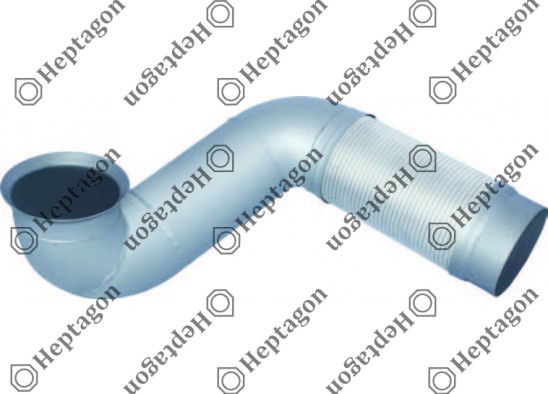 Exhaust Flexible Pipe / 4000 750 017 / 9484902619,  9484906019