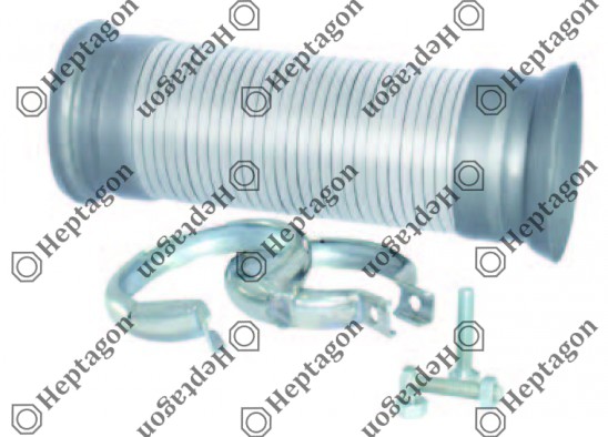 Exhaust Flexible Pipe Set / 4000 750 027 / 6214900065,  11006858,  8341000150C,  8341000254