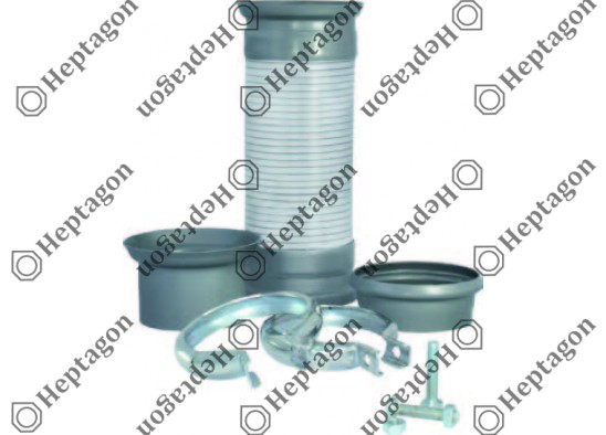 Exhaust Flex Pipe Kit / 4000 750 029 / 6214900065,  11006858,  8341000150C,  8341000254