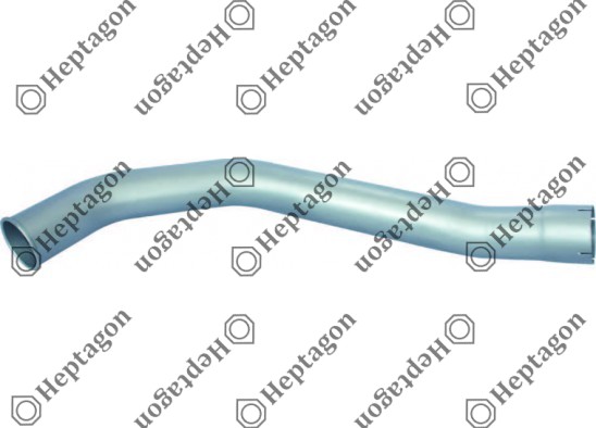 Exhaust Pipe Rear / 4000 750 061 / 6454920404