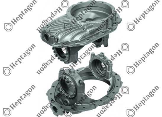 Big Differential Axle Housing - (Cooled) / 4001 230 044 / 9423510505,  9423500134,  9423500234