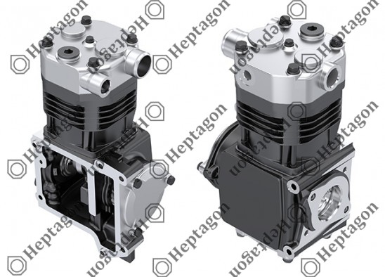 Single Cylinder Compressor Ø100 mm - 377 CC - Stroke 48 mm / 4001 341 005