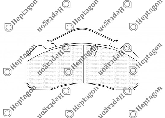 29095 MERCEDES BRAKE PAD / 4001 391 007 / 29095