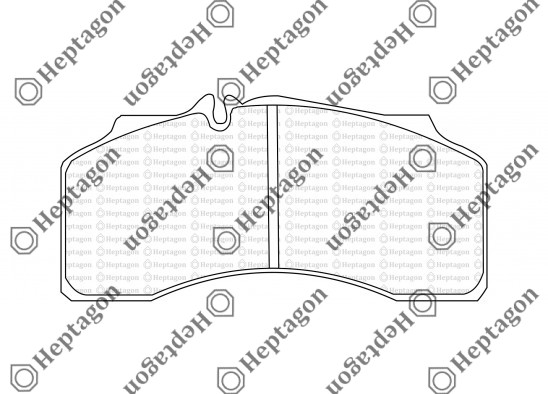 29134 MERCEDES BRAKE PAD / 4001 391 008 / 29134