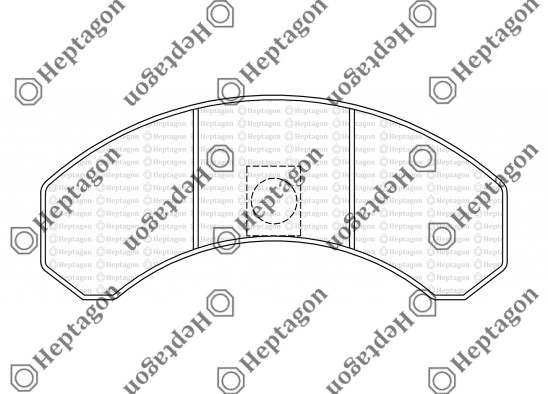 29015 MERCEDES SETRA BRAKE PAD / 4001 391 013 / 29015