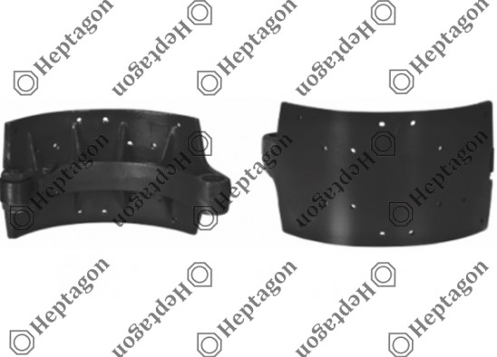 ACTROS AXOR BRAKE SHOE  / 4001 411 004 / 81502016218