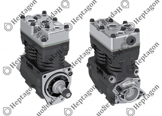 Twin Cylinder Compressor Ø78 mm-500 CC-Stroke 52 mm / 5001 342 012