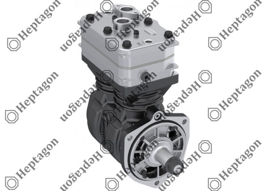 Twin Cylinder Compressor Ø75 mm-442 CC-Stroke 50 mm - With Gear / 5001 342 014