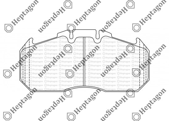 29131 RENAULT 420 PREMIUM WITH SENSOR BRAKE PAD / 5001 391 002 / 29131