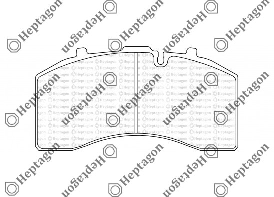 29181 RENAULT DXI BRAKE PAD / 5001 391 003 / 29181