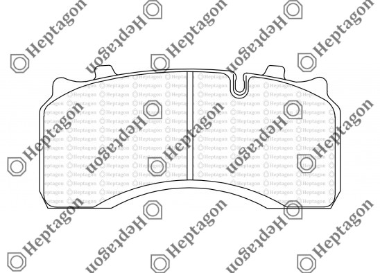 29142 RENAULT MIDLUM BRAKE PAD / 5001 391 005 / 29142