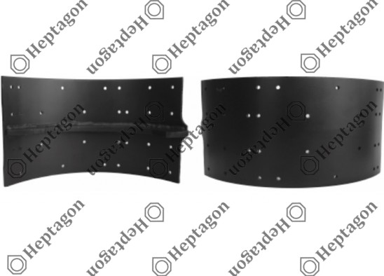 KERAX BRAKE SHOE / 5001 411 003 / ES930393,  ES931181