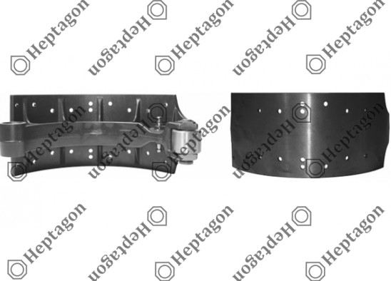 V6 - V8 - E2000 - F2000 - M2000 - E90 - F90  BERAKE SHOE / 6001 411 006 / 81502016187,  81502016174