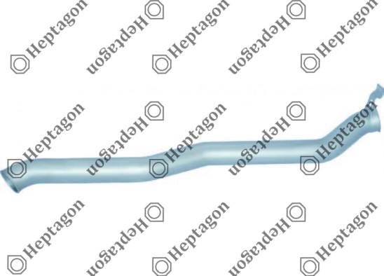 Exhaust Pipe Rear / 7000 750 023 / 1344151,  1397052,  1483278
