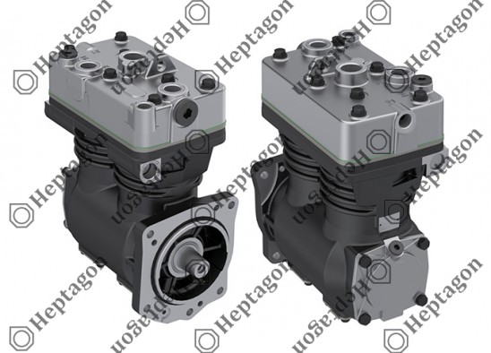 Twin Cylinder Compressor Ø88 mm-608 CC-Stroke 50 mm / 7001 342 001