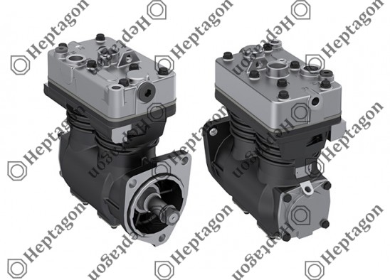 Twin Cylinder Compressor Ø88 mm-600 CC-Stroke 50 mm / 8001 341 015