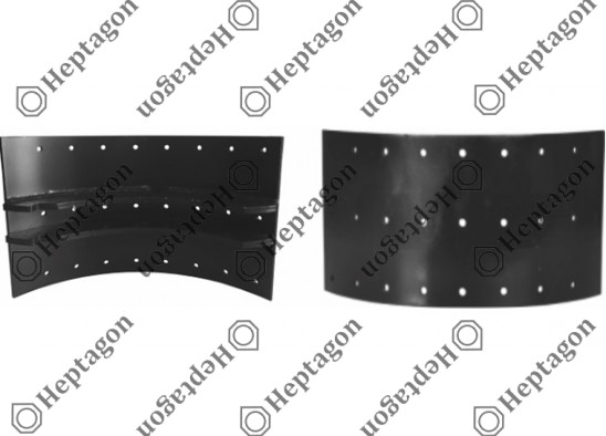 VOLVO BRAKE SHOE  / 8001 411 001 / 271173,  270829