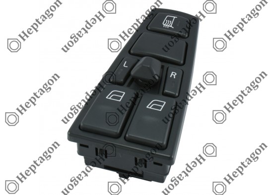 Volvo  FH9 - FH12 - FH16 - NH12 Window Lifter Switch / 8001 770 003