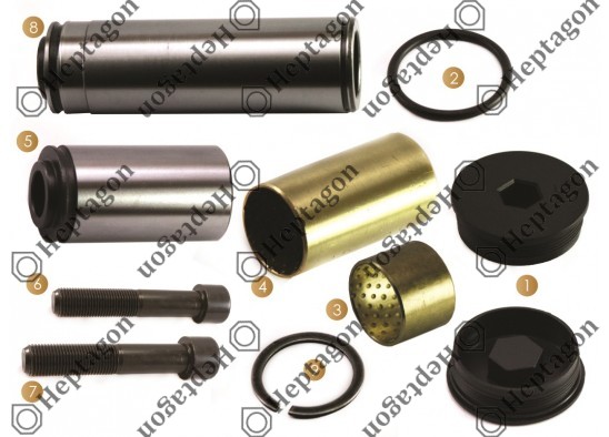 PIN REPAIR KIT / 9004 161 050 / BPW : 09.801.07.61.0,  0980107610