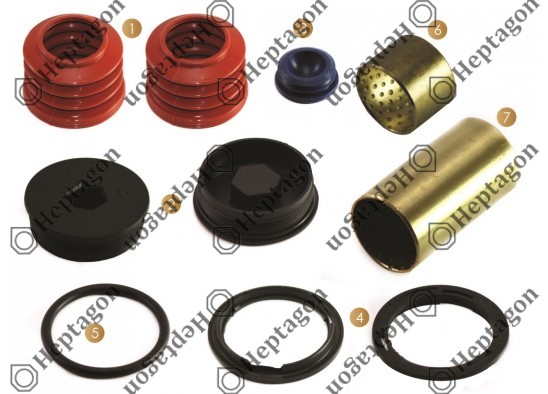 PIN REPAIR KIT / 9004 161 051 / BPW : 09.801.07.62.0,  0980107620