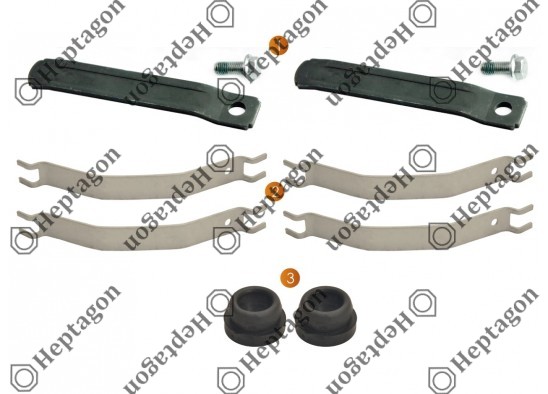 PAD RETAINER KIT / 9054 151 105