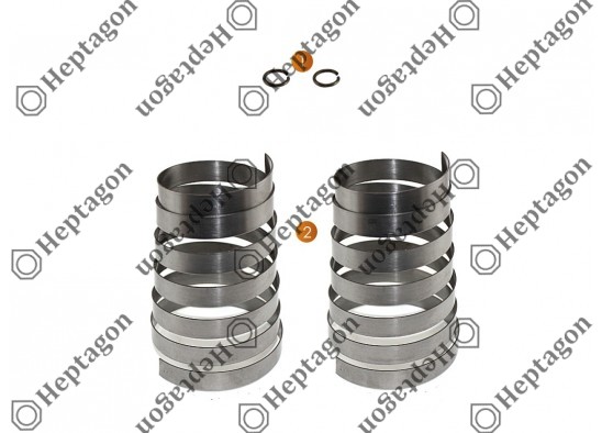 CALIPER SPRING SET / 9054 151 127 / HALDEX  94665