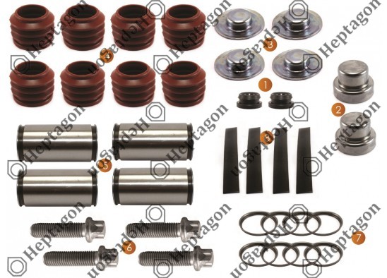 PIN REPAIR KIT / 9054 151 135 / HALDEX  89541