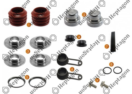 PIN REPAIR KIT / 9054 151 140 / HALDEX  89723