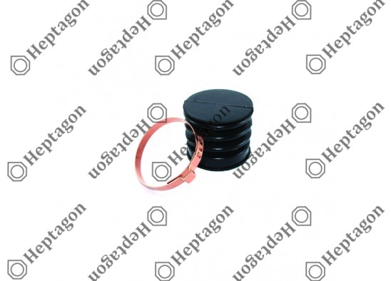 BELLOW CAP (BLACK) / 9104 120 026 / KNORR II350470063