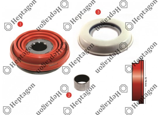 DUST RUBBER SET / 9104 120 183 / KNORR : II370760065,  MERCEDES : 000 420 1382,  0004201382,  KNORR : II370760065-2