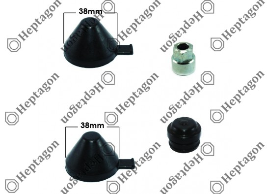 RUBBER CAP SET / 9104 120 192