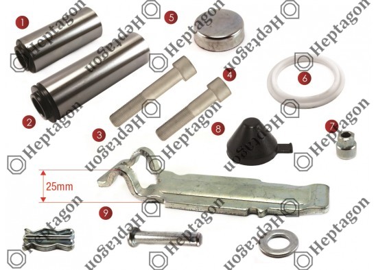 CALIPER PIN REPAIR KIT / 9104 120 202 / KNORR : K012912